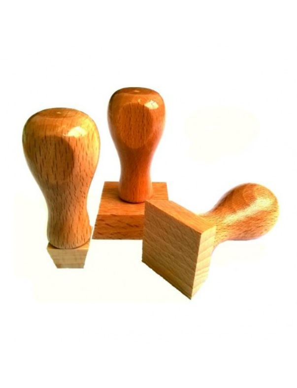 Tampon en bois carré 10x10mm
